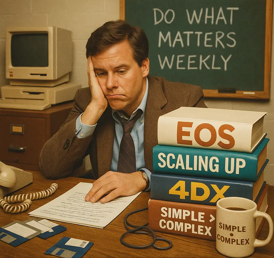 Tools on a workbench